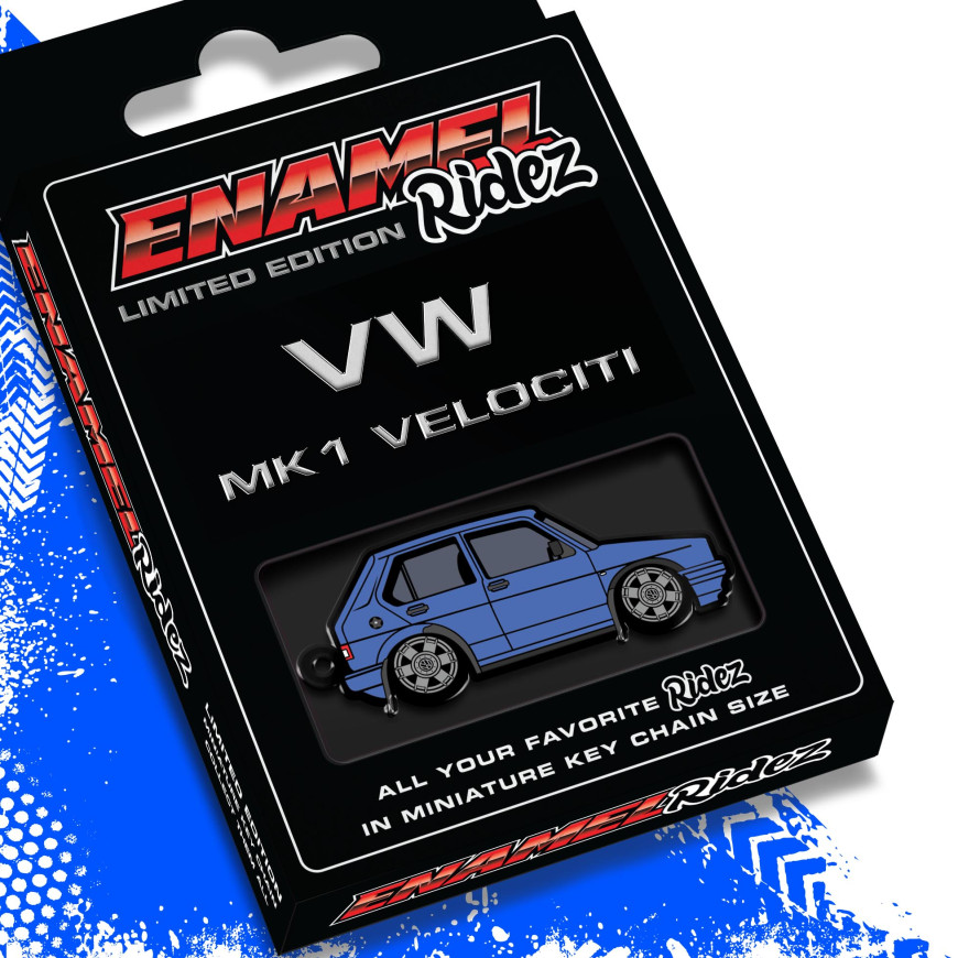VW - VOLKSWAGEN GOLF MK1 VELOCITI Blue Key Chain